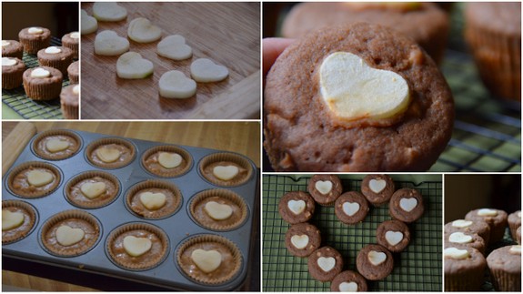 I Love You Cinnamon Apple Muffins Collage The Tasty Alternative