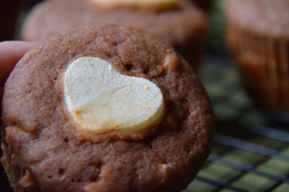 Gluten-Free Cinnamon Apple Muffins That Say I Love You are sure to melt everyone's hearts and delight their tummies. Gluten free. From The Tasty Alternative. [featured on GlutenFreeEasily.com] (photo)