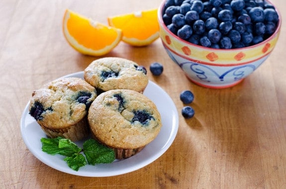 Orange Blueberry Muffins from Cook Eat Paleo. One of many fabulous Gluten-Free Mother's Day Brunch Recipes!