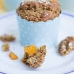 These delicious gluten-free Tropical Mango Coconut Muffins will take you on a trip to the islands with every single bite! No plane ticket needed. [featured on GlutenFreeEasily.com]