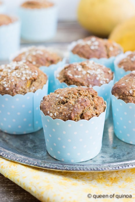 These delicious gluten-free Tropical Mango Coconut Muffins will take you on a trip to the islands with every single bite! No plane ticket needed. [featured on GlutenFreeEasily.com]