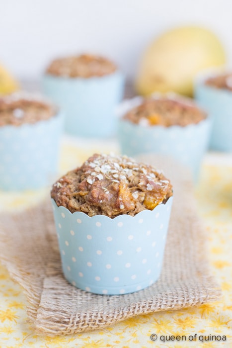 These delicious gluten-free Tropical Mango Coconut Muffins will take you on a trip to paradise! With every single bite! No plane ticket needed. [featured on GlutenFreeEasily.com]