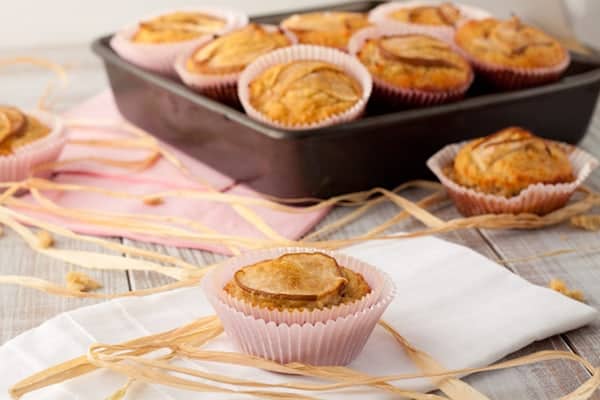 Gluten-Free Vanilla Pear Muffins from Healthful Pursuit. 