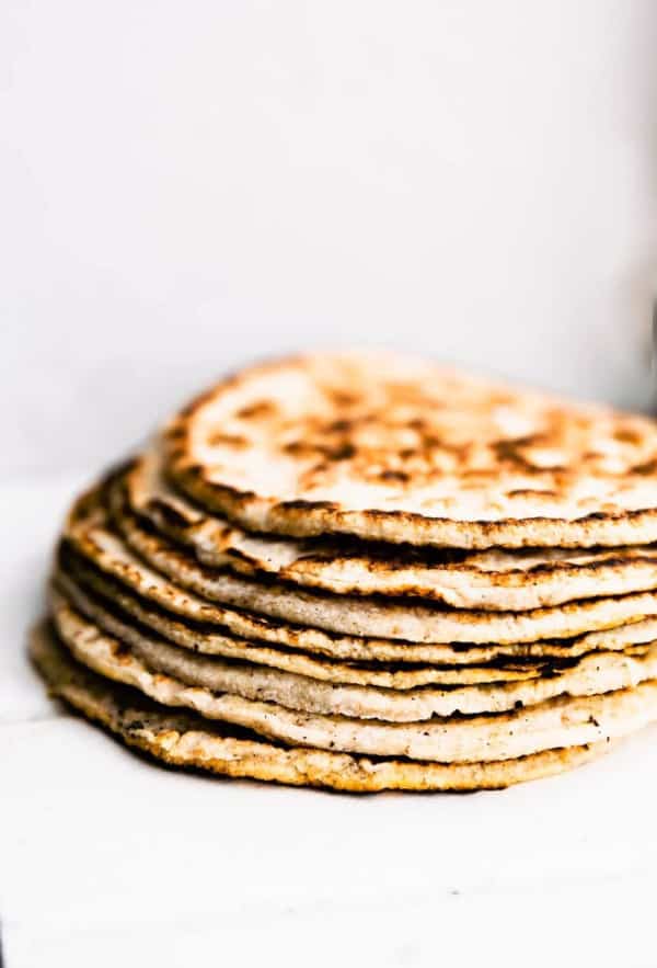 Coconut Flour Tortillas. One of 30 of the best gluten-free tortilla recipes and gluten-free wrap recipes.