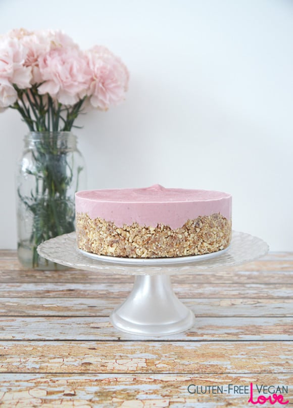 Raw Strawberry Cheesecake Gluten-Free Vegan Love