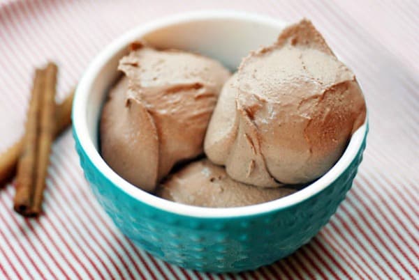Mexican Chocolate Ice Cream. One of several delicious last-minute gluten-free Cinco de Mayo desserts. [featured on GlutenFreeEasily.com]