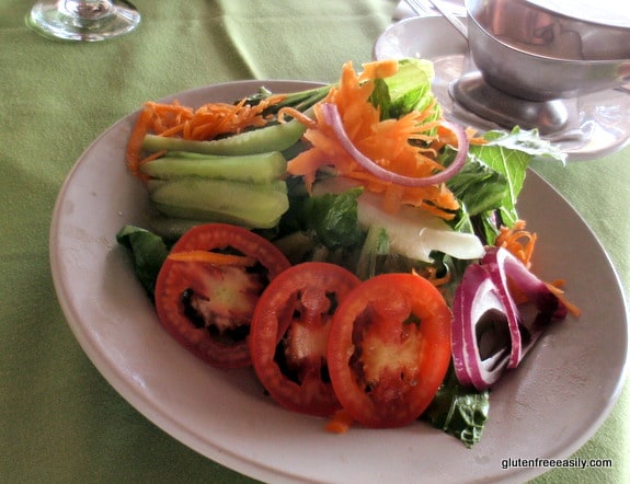 Vegetable Salad. Eating gluten free at Casa del Mar Resort in Cozumel. [from GlutenFreeEasily.com]