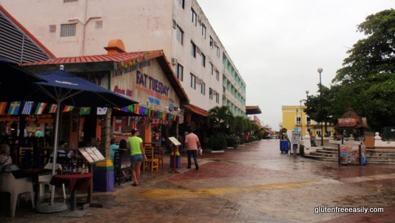 View of Cozumel Square from Left