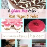 Every now and then you find a gluten-free blog that just blows you away with its creative and beyond amazing recipes. Unconventional Baker is one of those sites. Check out this small sampling of her Raw, Gluten-Free, Vegan, and Paleo Cakes!