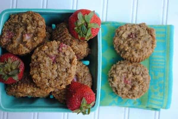 Gluten-Free-Strawberry-Oatmeal-Muffins