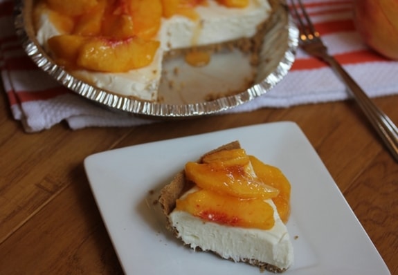 No-Bake Peach Pie Lynn's Kitchen Adventures