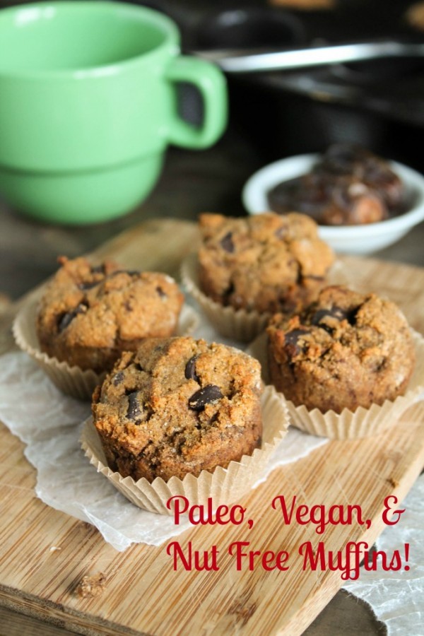 Gluten-Free Nut-Free Paleo Sweet Potato Muffins from Tessa, The Domestic Diva