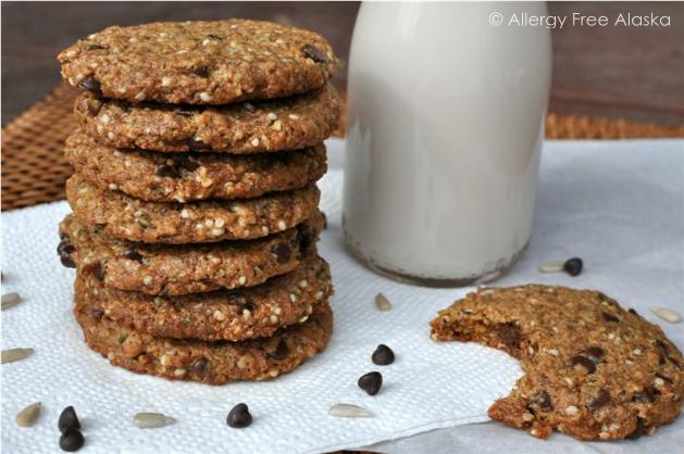 Gluten-Free Nut-Free Protein-Packed Monster Breakfast Cookies from Allergy Free Alaska