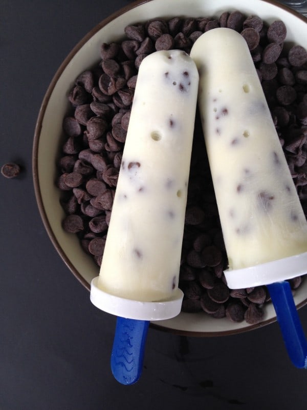 Vanilla Chocolate Chip Yogurt Pops Tastefully Gluten Free