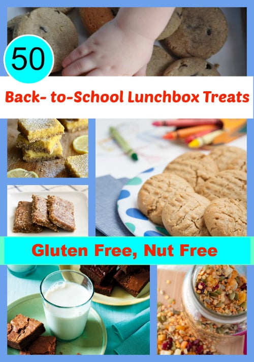 50 Gluten-Free Nut-Free Back-to-School Treats Collage