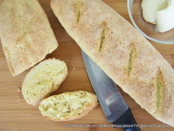 Gluten-Free Millet French Bread Baguette Skinny GF Chef