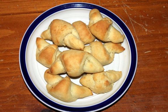 Gluten-free crescent rolls from The Rice of Life. One of the best gluten-free croissant recipes and crescent recipes featured on gfe.