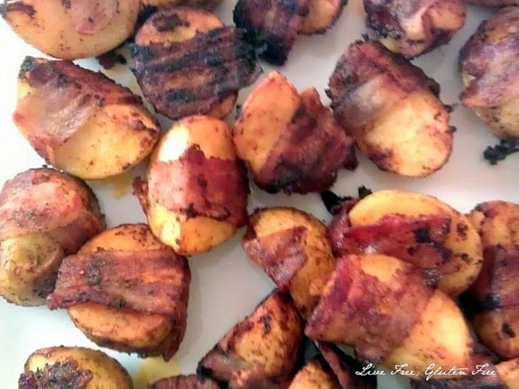 Bacon-Wrapped BBQ Potatoes Live Free Gluten Free