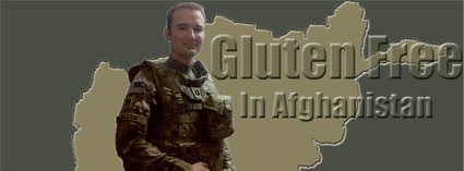 Captain Ben Andrasik Gluten Free in Afghanistan