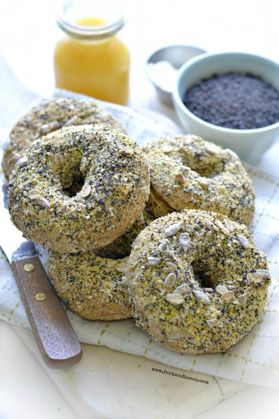 Gluten-Free Dairy-Free Egg-Free Everything Vegan Bagels Fork and Beans