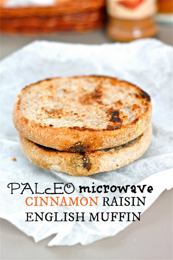 Gluten-Free Dairy-Free Paleo Microwave Cinnamon Raisin English Muffin The Big Man's World