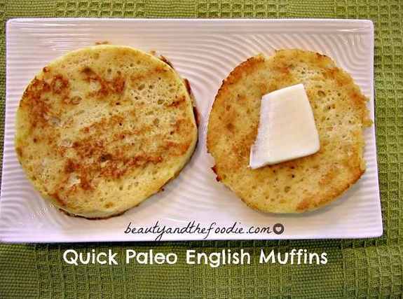 Gluten-Free Quick Paleo English Muffins Beauty and the Foodies