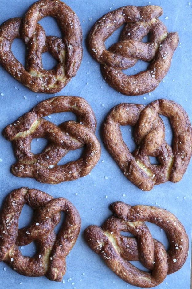 Paleo Soft Pretzels from Zenbelly. One of the best gluten-free soft pretzels featured in yet another Bountiful Bread Basket roundup. [featured on GlutenFreeEasily.com]