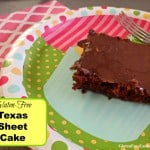 You are going to love this Gluten-Free Texas Sheet Cake! Worthy of ANY special occasion!