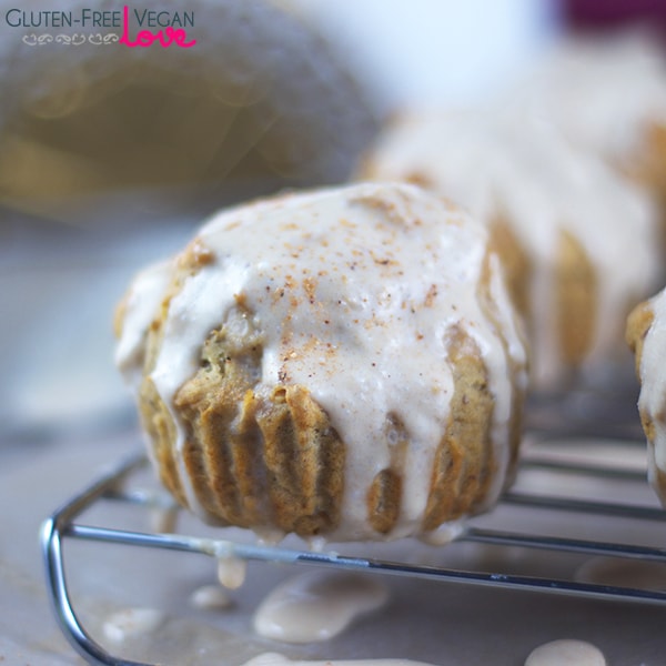 More gluten-free holiday recipes! Gluten-free and vegan Egg Nog Muffins. [from GlutenFreeEasily.com]