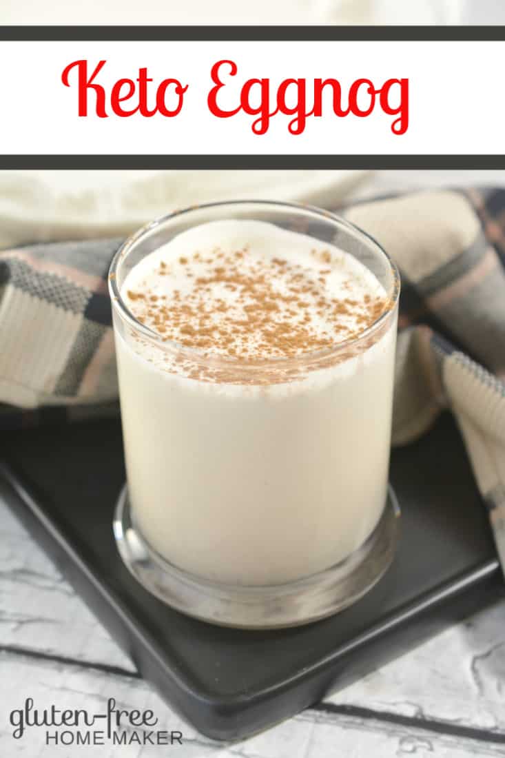 Keto Egg Nog. One of over 25 of the best gluten-free egg nog recipes featured on gfe. [from GlutenFreeEasily.com]