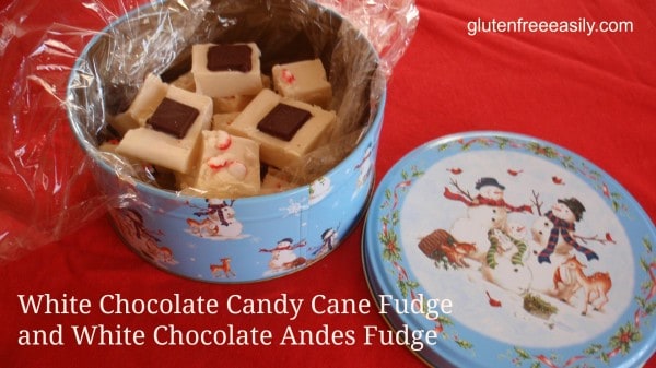 White Chocolate Candy Cane Fudge Andes Mints Fudge Gluten Free Easily
