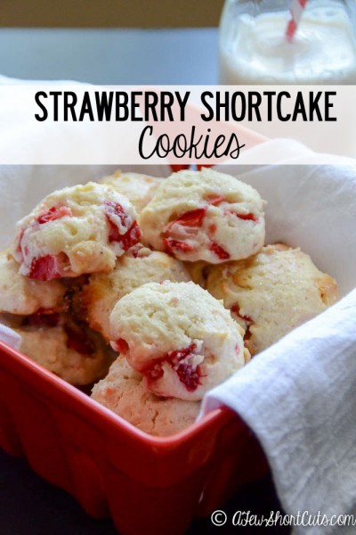 Gluten-Free Strawberry Shortcake Cookies A Few Shortcuts