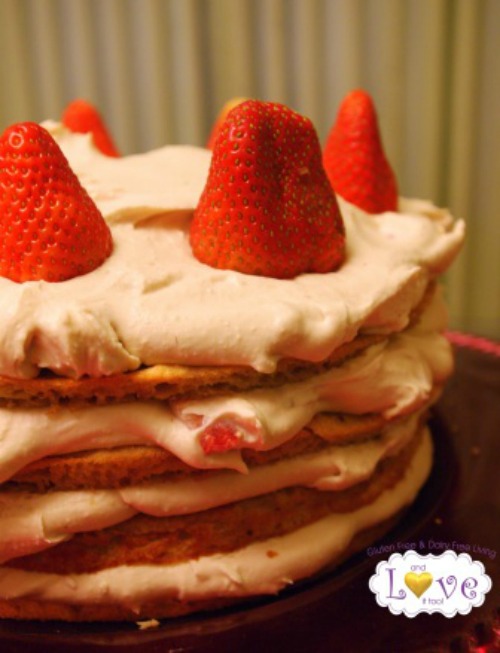 Gluten Free Whipped Coconut Strawberry Cake And Love It, Too!
