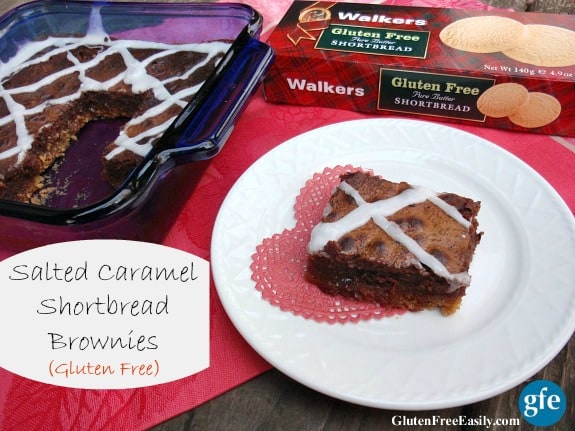 Gluten-Free Caramel Shortbread Brownies Gluten Free Easily Walkers Shortbread