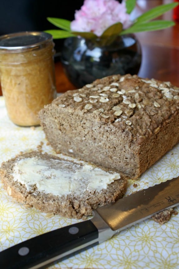 Gluten-Free Sweet Brown Oatmeal Bread Tessa Domestic Diva