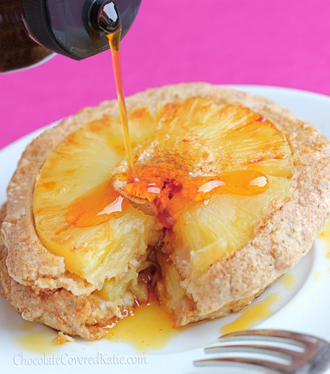 Gluten-Free Pineapple Upside Down Pancakes