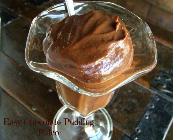 Easy Chocolate Pudding Gluten Free and Dairy Free