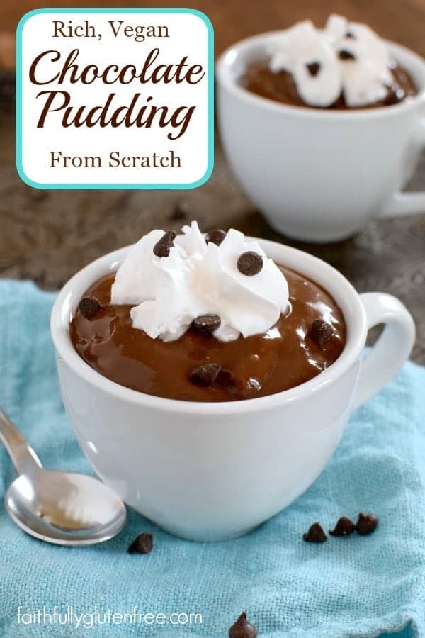 Rich Vegan Chocolate Pudding