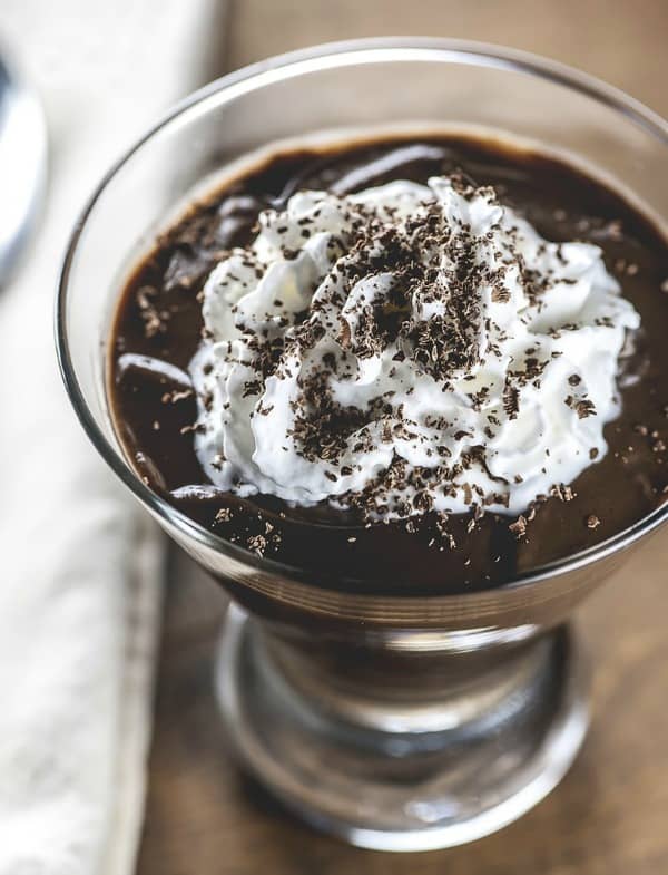 Vegan Dark Chocolate Pudding