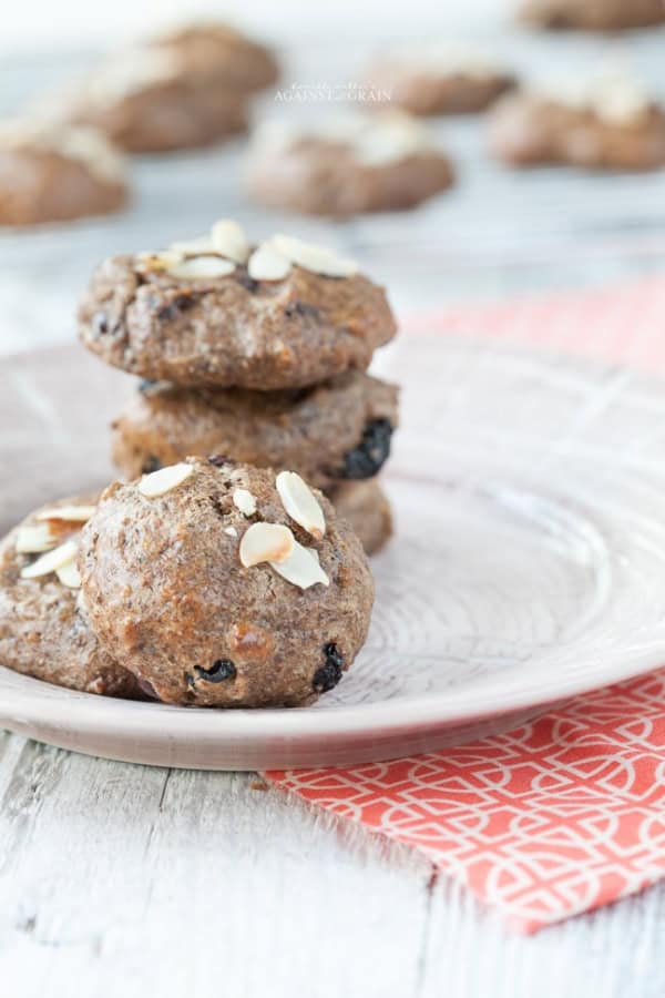 Gluten-Free Chocolate Almond Cherry Power Cookies (Grain-Free)