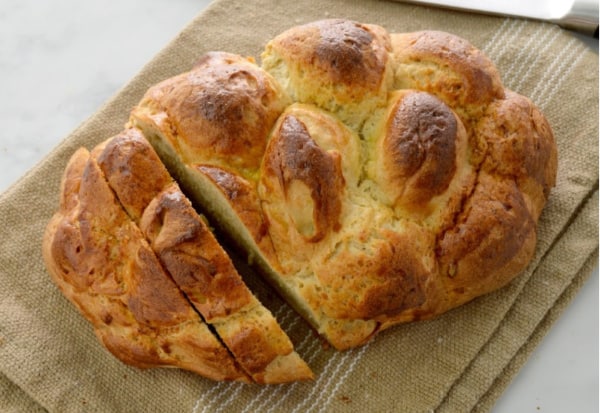 Gluten-Free Challah Made Using Pamela's in a Mold