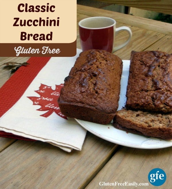 Gluten-Free Classic Zucchini Bread