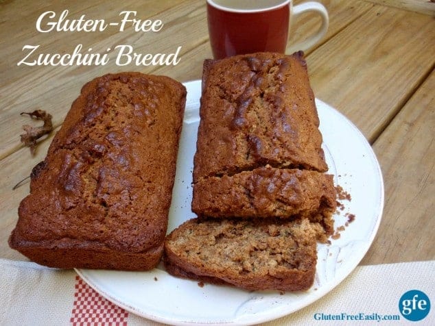 Gluten-Free Classic Zucchini Bread from Gluten Free Easily. One of many fabulous Gluten-Free Mother's Day Brunch Recipes!