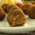 Love pumpkin? You're going to want to make these gluten-free Pumpkin Poppers! Gluten free, grain free, and more free. [featured on GlutenFreeEasily.com] (photo)