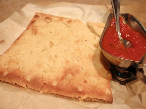 Garlic Bread Pasta Pomodoro