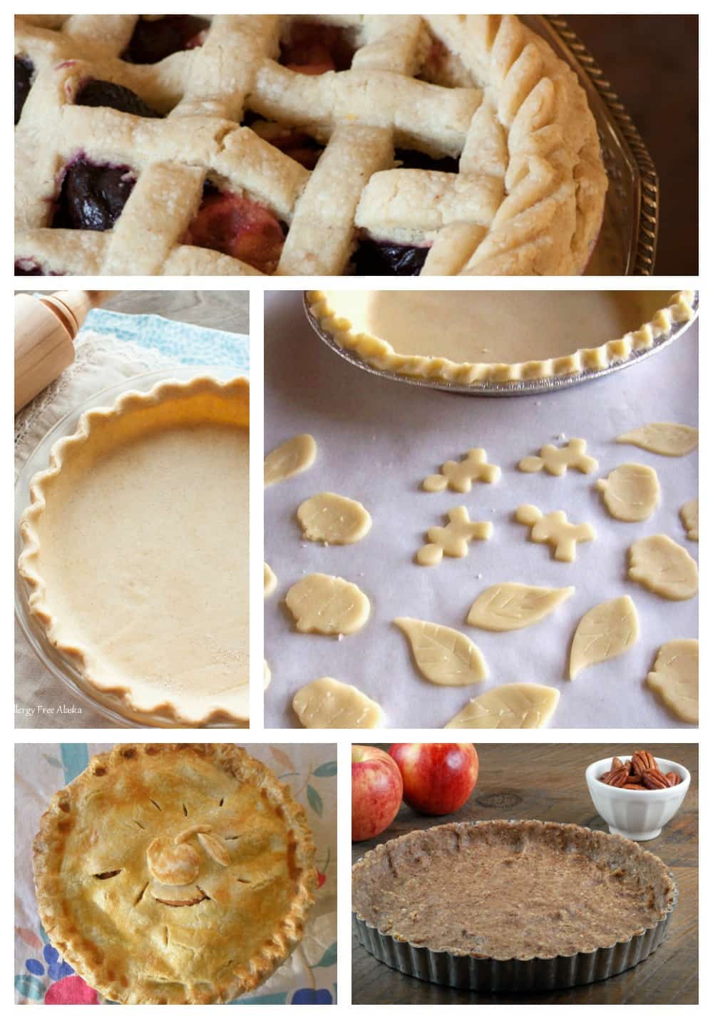 PIE!!! Top 40 Gluten-Free Pie Crust Recipes (Shown is Gluten-Free Flaky Pie Crust)