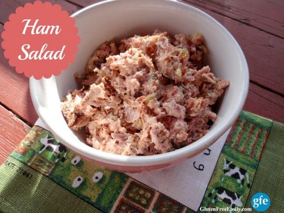 Ham Salad (Gluten Free)