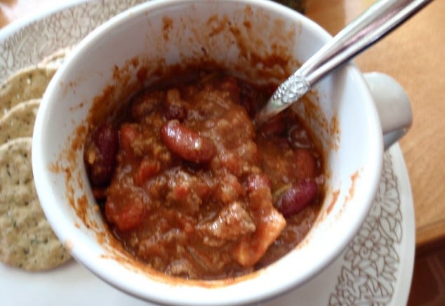 Sweet Potato Bacon Chili. This Sweet Potato Bacon Chili is classic chili made better by the yin and yang of some sweet and some heat, with bites of beloved smoky bacon throughout. Gluten free, dairy free. [from GlutenFreeEasily.com]