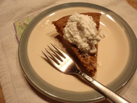 Crustless Pumpkin Pie with CocoWhip Original