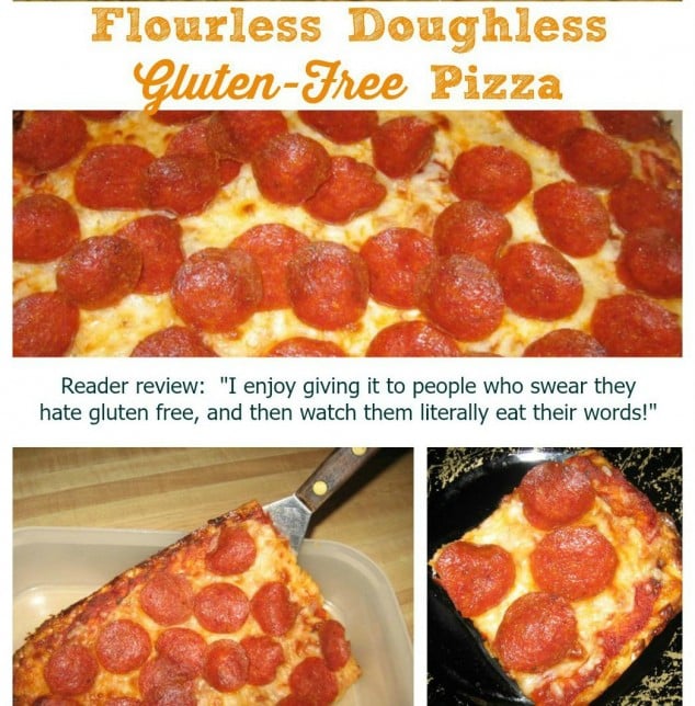 Gluten-Free Flourless Doughless Pizza Cropped